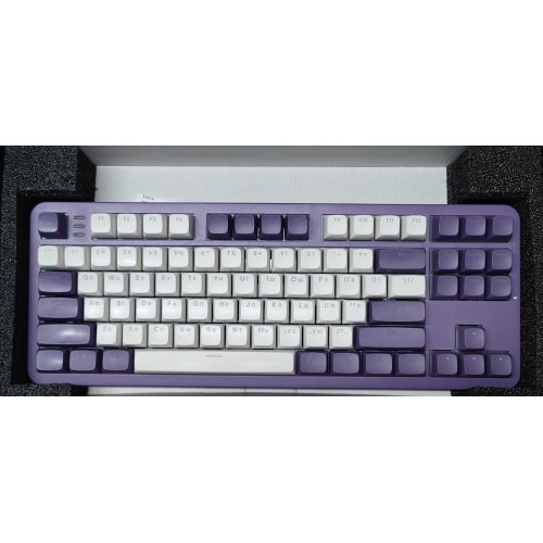 Уцінка клавіатура Dark Project ALU87 Violet ABS RGB Mech G3MS Sapphire (DPKB_VIOLET_87_ANSI_UA) Violet/White (Сліди використання, 880703) купити в Україні: Київ, Львів, Хмельницький, Тернопіль, Івано-Франківськ | Низька ціна, відгуки, характеристики від TELEMART фото