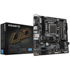 Уценка материнская плата Gigabyte B760M DS3H DDR4 (s1700, Intel B760) (Вскрытая упаковка, 880715)
