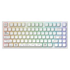 Уцінка клавіатура Dark Project ALU81 Terra Nova PBT RGB Mech G3MS Moonstone (DPKB_NOVA_81_ANSI_WHITE_UA) White (Сліди використання, 880718)