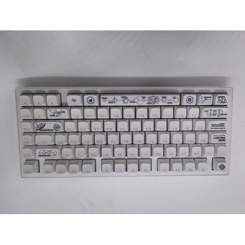 Уцінка клавіатура Dark Project ALU81 Terra Nova PBT RGB Mech G3MS Moonstone (DPKB_NOVA_81_ANSI_WHITE_UA) White (Сліди використання, 880718) купити в Україні: Київ, Львів, Хмельницький, Тернопіль, Івано-Франківськ | Низька ціна, відгуки, характеристики від TELEMART фото