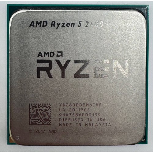 Процессор AMD Ryzen 5 2600 3.4(3.9)GHz 16MB sAM4 Tray (YD2600BBM6IAF) (Восстановлено продавцом, 880814) купить в Украине: Киев, Днепр, Харьков, Одесса  | Проверка совместимости, низкая цена, отзывы, характеристики от TELEMART фото