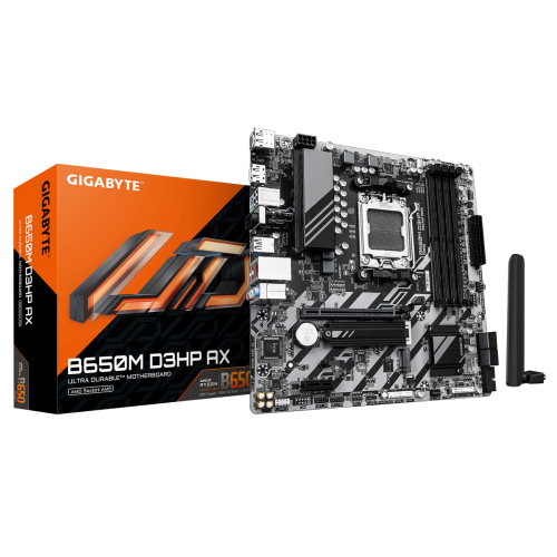 Материнская плата Gigabyte B650M D3HP AX (sAM5, AMD B650) (Восстановлено продавцом, 880827) купить в Украине: Киев, Днепр, Харьков, Одесса  | Проверка совместимости, низкая цена, отзывы, характеристики от TELEMART фото