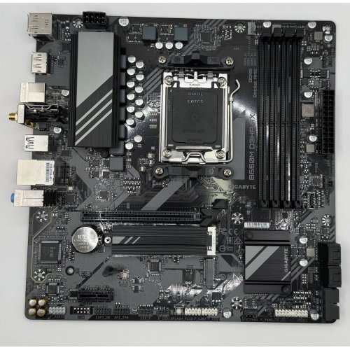 Материнская плата Gigabyte B650M D3HP AX (sAM5, AMD B650) (Восстановлено продавцом, 880827) купить в Украине: Киев, Днепр, Харьков, Одесса  | Проверка совместимости, низкая цена, отзывы, характеристики от TELEMART фото