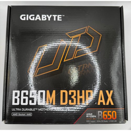 Материнская плата Gigabyte B650M D3HP AX (sAM5, AMD B650) (Восстановлено продавцом, 880827) купить в Украине: Киев, Днепр, Харьков, Одесса  | Проверка совместимости, низкая цена, отзывы, характеристики от TELEMART фото