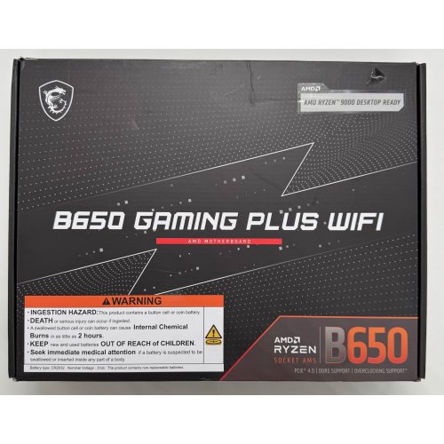 Материнская плата MSI B650 GAMING PLUS WIFI (sAM5, AMD B650) (Восстановлено продавцом, 880833) купить в Украине: Киев, Днепр, Харьков, Одесса  | Проверка совместимости, низкая цена, отзывы, характеристики от TELEMART фото