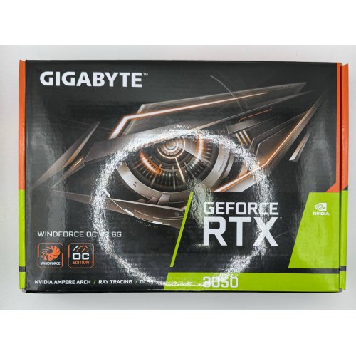 Видеокарта Gigabyte GeForce RTX 3050 WINDFORCE V2 OC 6144MB (GV-N3050WF2OCV2-6GD) (Восстановлено продавцом, 880840) купить в Украине: Киев, Днепр, Харьков, Одесса  | Проверка совместимости, низкая цена, отзывы, характеристики от TELEMART фото