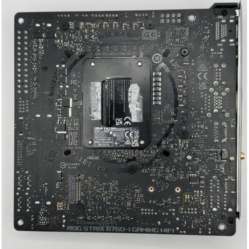 Материнська плата Asus ROG STRIX B760-I GAMING WIFI (s1700, Intel B760) (Відновлено продавцем, 880845) купити в Україні: Київ, Львів, Хмельницький, Тернопіль, Івано-Франківськ | Перевірка сумісності, низька ціна, відгуки, характеристики від TELEMART фото