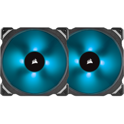 Кулер для корпуса Corsair ML140 RGB LED Premium Magnetic Levitation Twin Pack (CO-9050078-WW) (Відновлено продавцем, 880855)
