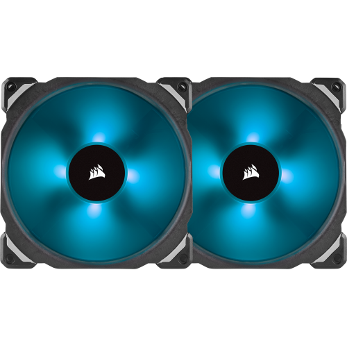 Кулер для корпуса Corsair ML140 RGB LED Premium Magnetic Levitation Twin Pack (CO-9050078-WW) (Відновлено продавцем, 880855) купити в Україні: Київ, Львів, Хмельницький, Тернопіль, Івано-Франківськ | Перевірка сумісності, низька ціна, відгуки, характеристики від TELEMART фото