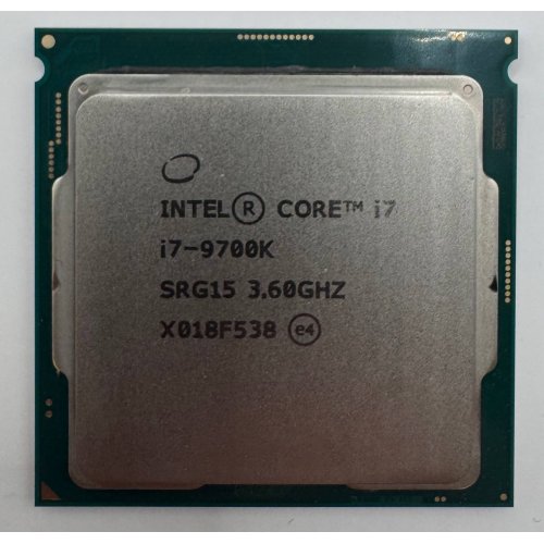Процессор Intel Core i7-9700K 3.6(4.9)GHz 12MB s1151 Tray (CM8068403874212) (Восстановлено продавцом, 880871) купить в Украине: Киев, Днепр, Харьков, Одесса  | Проверка совместимости, низкая цена, отзывы, характеристики от TELEMART фото