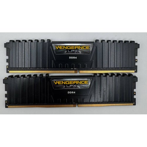 Озу Corsair DDR4 16GB (2x8GB) 3000Mhz Vengeance LPX (CMK16GX4M2D3000C16) Black (Восстановлено продавцом, 880897) купить в Украине: Киев, Днепр, Харьков, Одесса  | Проверка совместимости, низкая цена, отзывы, характеристики от TELEMART фото