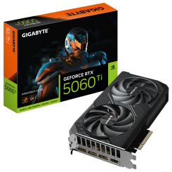 Уценка видеокарта Gigabyte GeForce RTX 5060 Ti WINDFORCE OC 8192MB (GV-N506TWF2OC-8GD) (Следы использования, неродная упаковка, 880926)