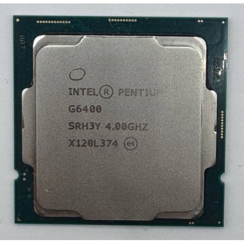 Процессор Intel Pentium Gold G6400 4.0GHz 4MB s1200 Tray (CM8070104291810) (Восстановлено продавцом, 880961) купить в Украине: Киев, Днепр, Харьков, Одесса  | Проверка совместимости, низкая цена, отзывы, характеристики от TELEMART фото