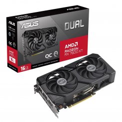 Видеокарта Asus Radeon RX 7600 XT Dual OC 16384MB (DUAL-RX7600XT-O16G) (Восстановлено продавцом, 880966)