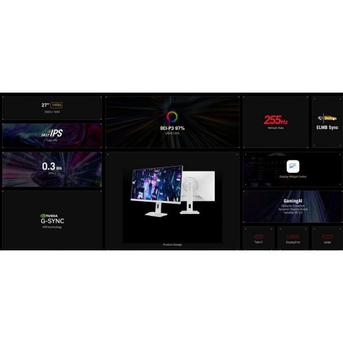 Уценка монитор Asus 27" ROG Strix XG27ACMES-W (90LM0C92-B01171) White (Битые пиксели, 1шт., 880970) купить в Украине: Киев, Днепр, Харьков, Одесса  | Низкая цена, отзывы, характеристики от TELEMART фото