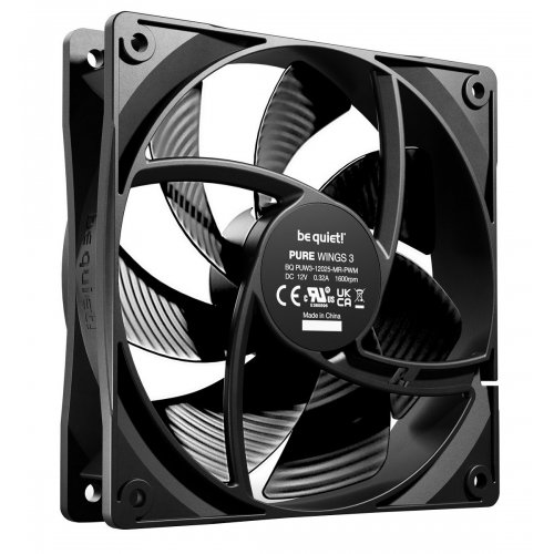 Уценка набор кулеров для корпуса Be Quiet! Pure Wings 3 120mm PWM Triple-Pack (BL141) Black (Вскрытая упаковка, 880983) купить в Украине: Киев, Днепр, Харьков, Одесса  | Проверка совместимости, низкая цена, отзывы, характеристики от TELEMART фото