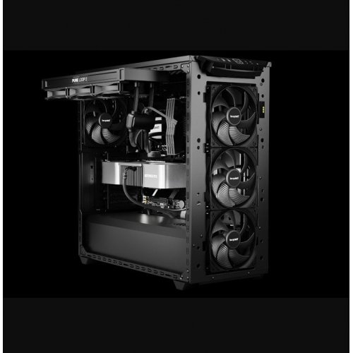 Уценка набор кулеров для корпуса Be Quiet! Pure Wings 3 120mm PWM Triple-Pack (BL141) Black (Вскрытая упаковка, 880983) купить в Украине: Киев, Днепр, Харьков, Одесса  | Проверка совместимости, низкая цена, отзывы, характеристики от TELEMART фото