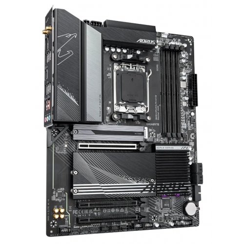 Уценка материнская плата Gigabyte B650 AORUS ELITE AX V2 (sAM5, AMD B650) (Следы использования, 880998) купить в Украине: Киев, Днепр, Харьков, Одесса  | Проверка совместимости, низкая цена, отзывы, характеристики от TELEMART фото