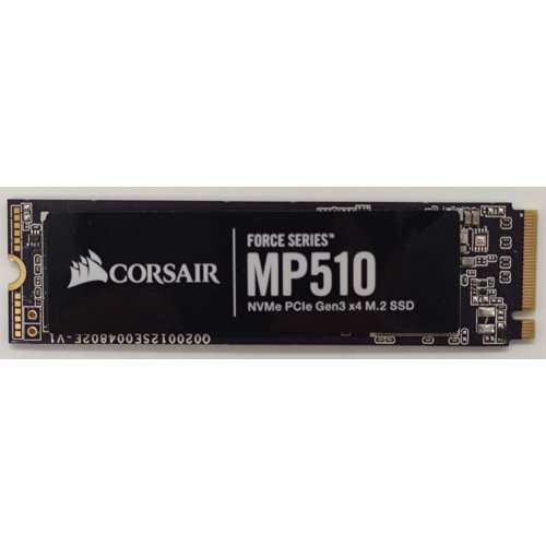 Ssd-диск Corsair Force Series MP510 3D NAND TLC 240GB M.2 (2280 PCI-E) NVMe x4 (CSSD-F240GBMP510) (Відновлено продавцем, 881166) купити в Україні: Київ, Львів, Хмельницький, Тернопіль, Івано-Франківськ | Перевірка сумісності, низька ціна, відгуки, характеристики від TELEMART фото