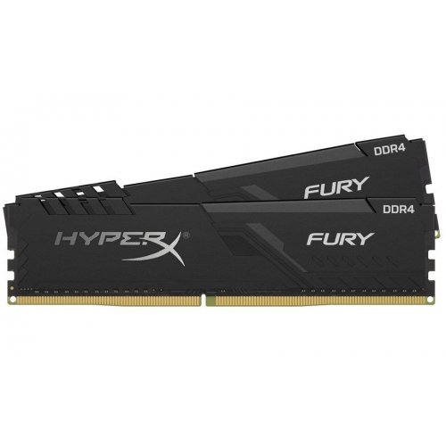 Озп HyperX DDR4 32GB (2x16GB) 3200Mhz Fury Black (HX432C16FB4K2/32) (Відновлено продавцем, 881170) купити в Україні: Київ, Львів, Хмельницький, Тернопіль, Івано-Франківськ | Перевірка сумісності, низька ціна, відгуки, характеристики від TELEMART фото
