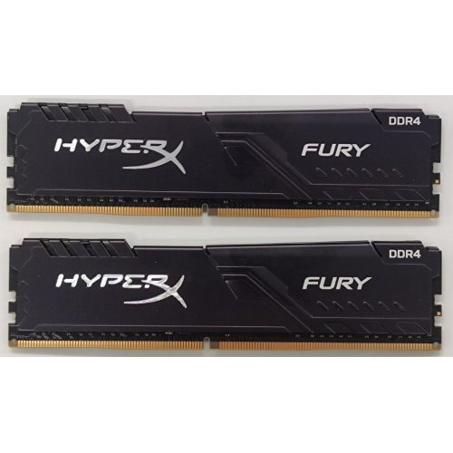 Озп HyperX DDR4 32GB (2x16GB) 3200Mhz Fury Black (HX432C16FB4K2/32) (Відновлено продавцем, 881170) купити в Україні: Київ, Львів, Хмельницький, Тернопіль, Івано-Франківськ | Перевірка сумісності, низька ціна, відгуки, характеристики від TELEMART фото