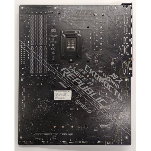 Материнська плата Asus ROG STRIX Z390-E GAMING (s1151-V2, Intel Z390) (Відновлено продавцем, 881174) купити в Україні: Київ, Львів, Хмельницький, Тернопіль, Івано-Франківськ | Перевірка сумісності, низька ціна, відгуки, характеристики від TELEMART фото