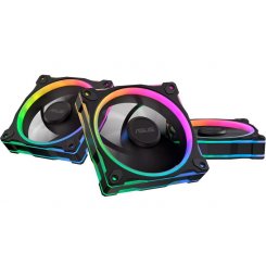 Набор кулеров для корпуса Asus Prime MR120 ARGB Triple Pack (90DA00I0-B09020) Black (Восстановлено продавцом, 881184)