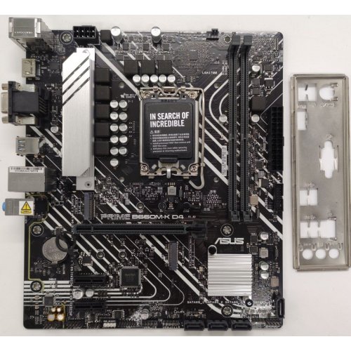 Материнська плата Asus PRIME B660M-K D4 (s1700, Intel B660) (Відновлено продавцем, 881205) купити в Україні: Київ, Львів, Хмельницький, Тернопіль, Івано-Франківськ | Перевірка сумісності, низька ціна, відгуки, характеристики від TELEMART фото