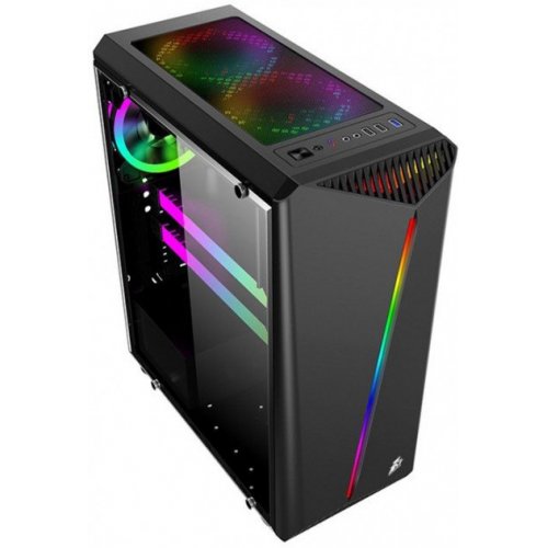 Корпус 1stPlayer Rainbow-R3 Color LED без БЖ Black (Відновлено продавцем, 881213) купити в Україні: Київ, Львів, Хмельницький, Тернопіль, Івано-Франківськ | Перевірка сумісності, низька ціна, відгуки, характеристики від TELEMART фото