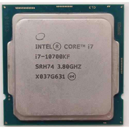 Процессор Intel Core i7-10700KF 3.8(5.1)GHz 16MB s1200 Tray (CM8070104282437) (Восстановлено продавцом, 881384) купить в Украине: Киев, Днепр, Харьков, Одесса  | Проверка совместимости, низкая цена, отзывы, характеристики от TELEMART фото
