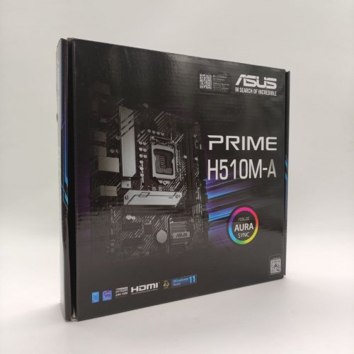 Материнская плата Asus PRIME H510M-A (s1200, Intel H510) (Восстановлено продавцом, 881386) купить в Украине: Киев, Днепр, Харьков, Одесса  | Проверка совместимости, низкая цена, отзывы, характеристики от TELEMART фото