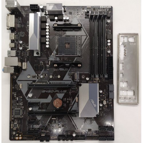 Материнская плата Asus PRIME B450-PLUS (sAM4, AMD B450) (Восстановлено продавцом, 881389) купить в Украине: Киев, Днепр, Харьков, Одесса  | Проверка совместимости, низкая цена, отзывы, характеристики от TELEMART фото