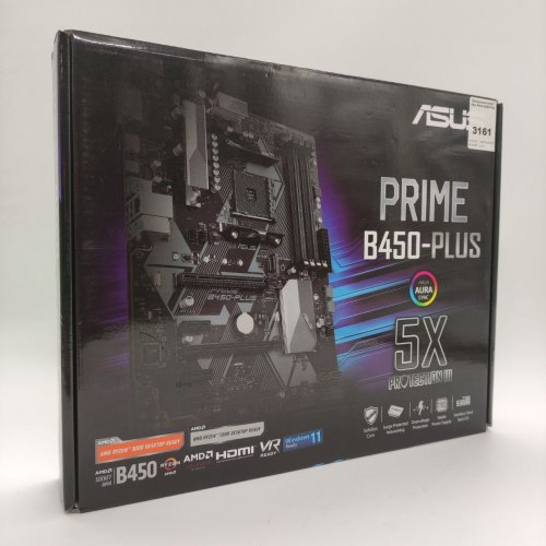 Материнская плата Asus PRIME B450-PLUS (sAM4, AMD B450) (Восстановлено продавцом, 881389) купить в Украине: Киев, Днепр, Харьков, Одесса  | Проверка совместимости, низкая цена, отзывы, характеристики от TELEMART фото