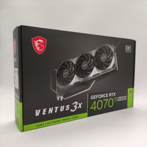 Відеокарта MSI GeForce RTX 4070 Ti SUPER VENTUS 3X OC 16384MB (RTX 4070 Ti SUPER 16G VENTUS 3X OC) (Відновлено продавцем, 881400) купити в Україні: Київ, Львів, Хмельницький, Тернопіль, Івано-Франківськ | Перевірка сумісності, низька ціна, відгуки, характеристики від TELEMART фото