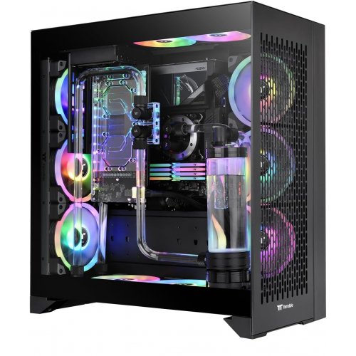 Корпус Thermaltake CTE E600 MX Tempered Glass без БП (CA-1Y3-00M1WN-00) Black (Состояние нового, 881417) купить в Украине: Киев, Днепр, Харьков, Одесса  | Проверка совместимости, низкая цена, отзывы, характеристики от TELEMART фото