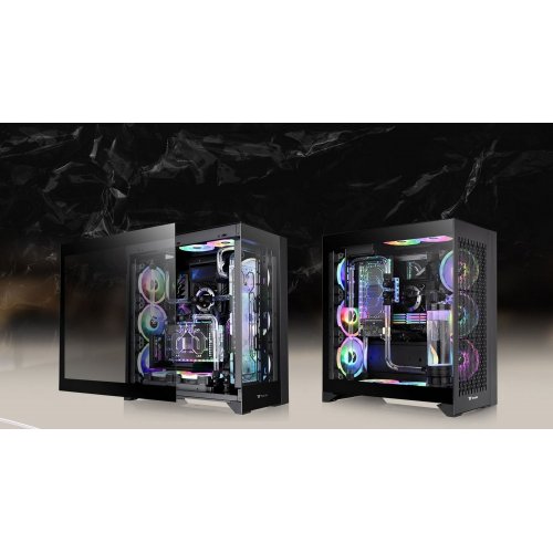 Корпус Thermaltake CTE E600 MX Tempered Glass без БП (CA-1Y3-00M1WN-00) Black (Состояние нового, 881417) купить в Украине: Киев, Днепр, Харьков, Одесса  | Проверка совместимости, низкая цена, отзывы, характеристики от TELEMART фото