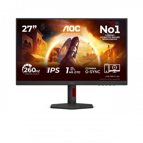 Монитор AOC 27" 27G4ZR Black купить в Украине: Киев, Днепр, Харьков, Одесса  | Низкая цена, отзывы, характеристики от TELEMART фото