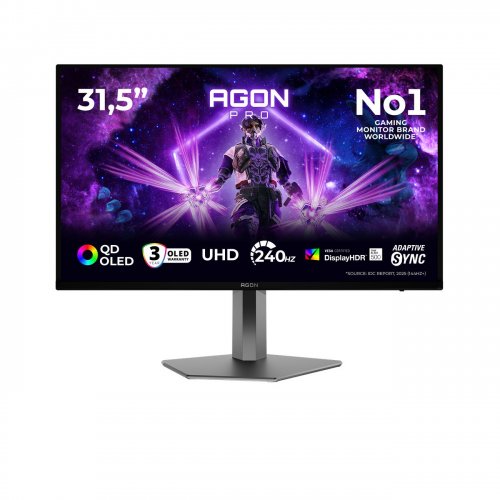 Монитор AOC 31.5" Agon AG326UZD2 Black купить в Украине: Киев, Днепр, Харьков, Одесса  | Низкая цена, отзывы, характеристики от TELEMART фото