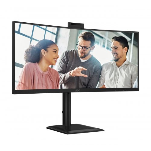 Монітор AOC 34" CU34E4CW Black купити в Україні: Київ, Львів, Хмельницький, Тернопіль, Івано-Франківськ | Низька ціна, відгуки, характеристики від TELEMART фото