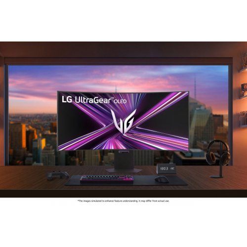 Монітор LG 33.9" 34GX900A-B Black купити в Україні: Київ, Львів, Хмельницький, Тернопіль, Івано-Франківськ | Низька ціна, відгуки, характеристики від TELEMART фото