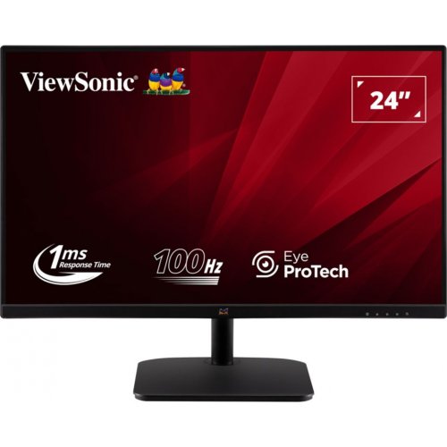 Монитор ViewSonic 23.8" VA2432-H-2 Black купить в Украине: Киев, Днепр, Харьков, Одесса  | Низкая цена, отзывы, характеристики от TELEMART фото