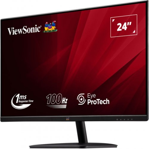 Монитор ViewSonic 23.8" VA2432-H-2 Black купить в Украине: Киев, Днепр, Харьков, Одесса  | Низкая цена, отзывы, характеристики от TELEMART фото