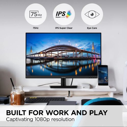 Монитор ViewSonic 31.5" VA3209M Black купить в Украине: Киев, Днепр, Харьков, Одесса  | Низкая цена, отзывы, характеристики от TELEMART фото