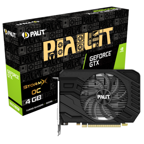 Відеокарта Palit GeForce GTX 1650 SUPER StormX OC 4096MB (NE6165SS18G1-166F) (Відновлено продавцем, 881578) купити в Україні: Київ, Львів, Хмельницький, Тернопіль, Івано-Франківськ | Перевірка сумісності, низька ціна, відгуки, характеристики від TELEMART фото