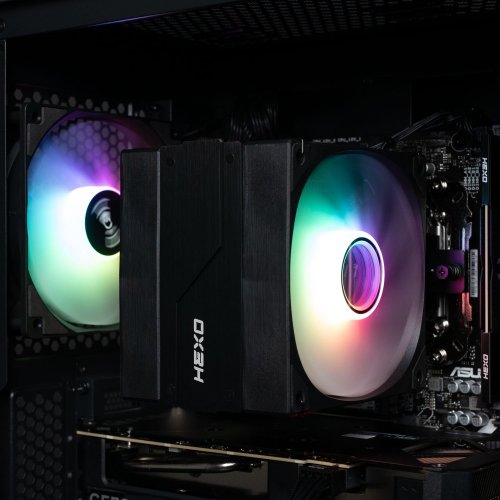 Комп'ютер HEXO eSports PRO S+ (HESP-7500FN5060-32S2TBK) Black купити в Україні: Київ, Львів, Хмельницький, Тернопіль, Івано-Франківськ | Низька ціна, відгуки, характеристики від TELEMART фото