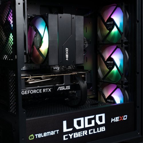 Комп'ютер HEXO eSports PRO S+ (HESP-7500FN5060-32S2TBK) Black купити в Україні: Київ, Львів, Хмельницький, Тернопіль, Івано-Франківськ | Низька ціна, відгуки, характеристики від TELEMART фото