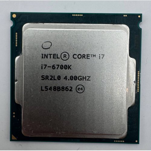 Процессор Intel Core i7-6700K 4.0(4.2)GHz 8MB s1151 Tray (CM8066201919901) (Восстановлено продавцом, 881636) купить в Украине: Киев, Днепр, Харьков, Одесса  | Проверка совместимости, низкая цена, отзывы, характеристики от TELEMART фото