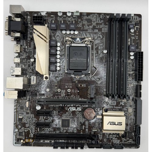Материнська плата Asus H170M-PLUS (s1151, Intel H170) (Відновлено продавцем, 881640) купити в Україні: Київ, Львів, Хмельницький, Тернопіль, Івано-Франківськ | Перевірка сумісності, низька ціна, відгуки, характеристики від TELEMART фото
