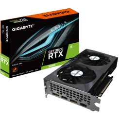 Видеокарта Gigabyte GeForce RTX 3050 EAGLE 8192MB (GV-N3050EAGLE-8GD) (Восстановлено продавцом, 881657)