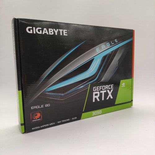 Видеокарта Gigabyte GeForce RTX 3050 EAGLE 8192MB (GV-N3050EAGLE-8GD) (Восстановлено продавцом, 881657) купить в Украине: Киев, Днепр, Харьков, Одесса  | Проверка совместимости, низкая цена, отзывы, характеристики от TELEMART фото